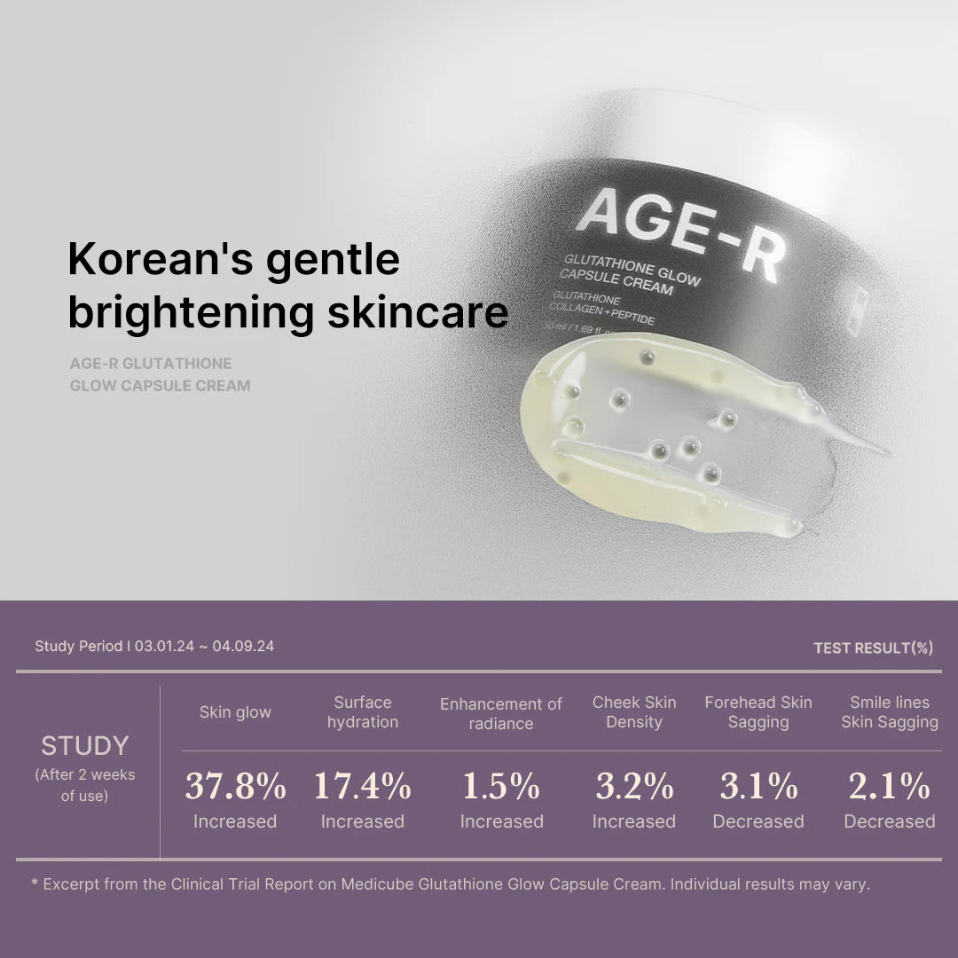 AGE-R Glutathione Glow Capsule Cream