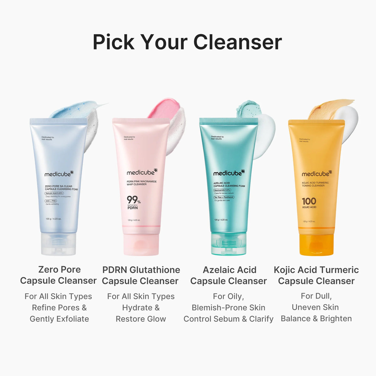 PDRN Pink Glutathione Capsule Foam Cleanser