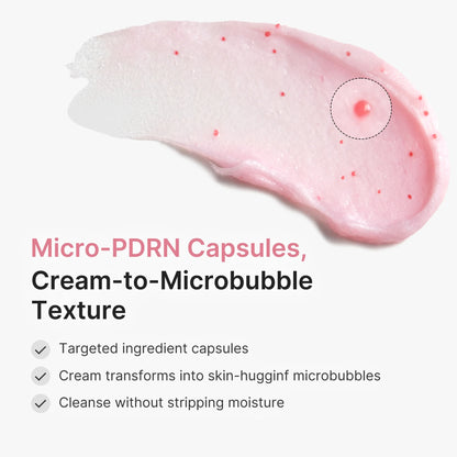 PDRN Pink Glutathione Capsule Foam Cleanser