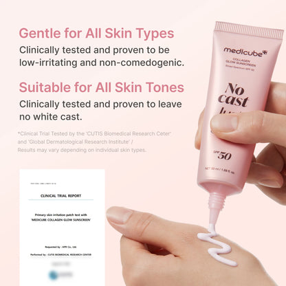 [Subscr.] No Cast Just Glow Collagen Sunscreen