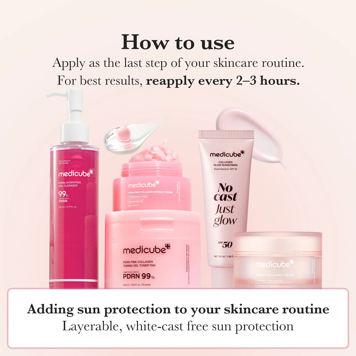 [Subscr.] No Cast Just Glow Collagen Sunscreen
