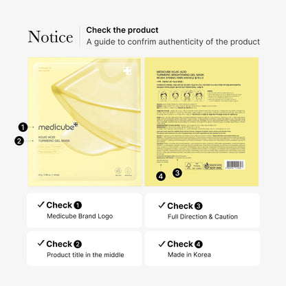 [GIFT] Kojic Acid Turmeric Gold Jelly Gel Mask 1EA